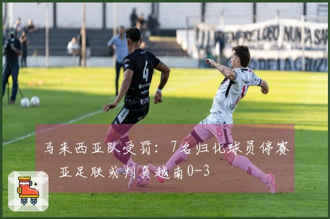 马来西亚队受罚：7名归化球员停赛，亚足联或判负越南0-3